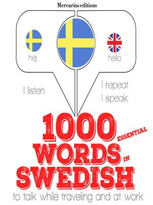 cover image of 1000 essential words in Swedish